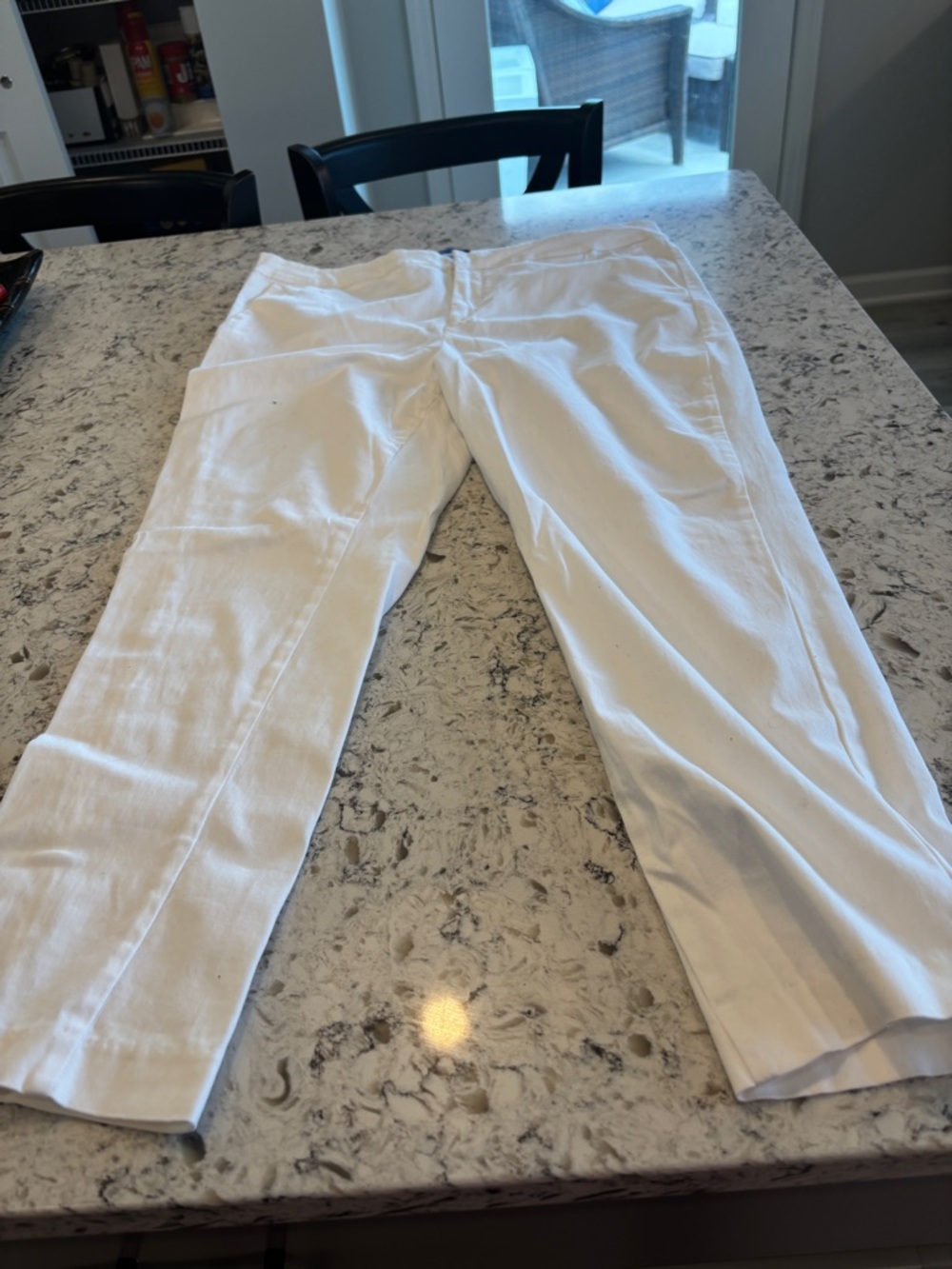 NYDJ White Women's Pants with Branded Waistband 16
